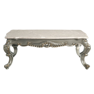 Table basse avec plateau en marbre Miliani