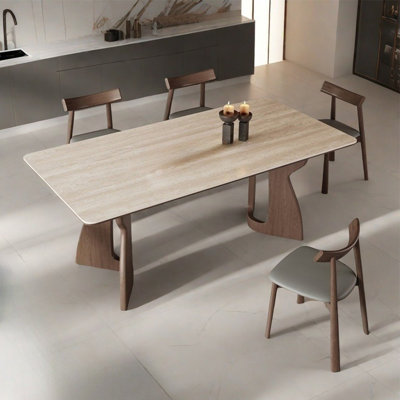 Ensemble de table de salle à manger minimaliste de luxe French Light