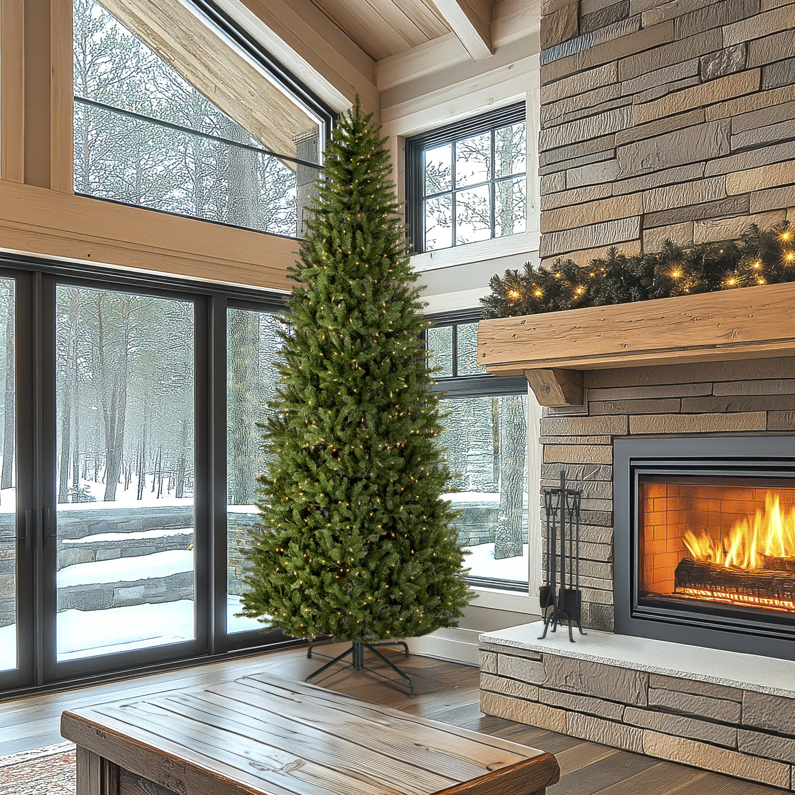 Fraser Pre-Lit Fir Tree, 10'