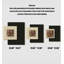 Walnut & Sandstone Geometric Wall Art-179690962-179690974