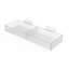 Panier de rangement en lattes de verre 16,5 po x 5,5 po