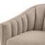Fauteuil d'appoint pivotant à jupe Coastal