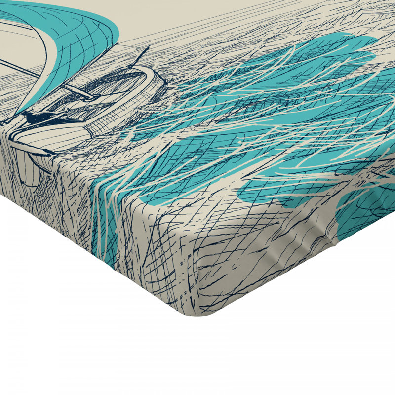 Microfiber Patterned Fitted Sheet, Full Fitted Sheet