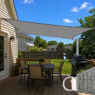 Royal Shade Rectangle Shade Sail With Rope