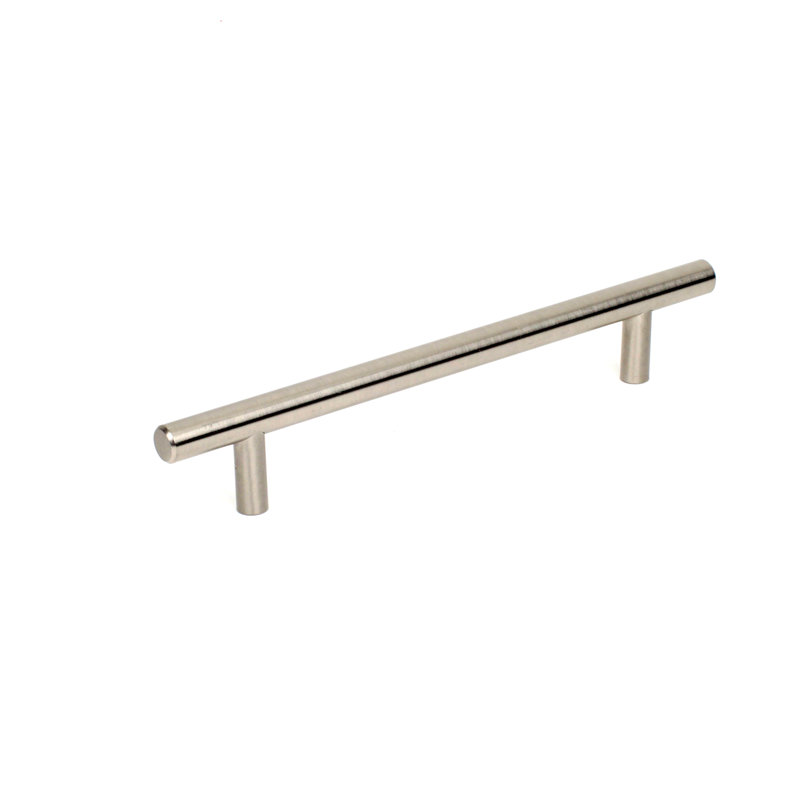 Satin Nickel 5-Inch Bar Pull with Mounting Hardware