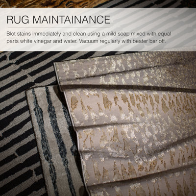 Tapis beige à imprimé animalier Malilla
