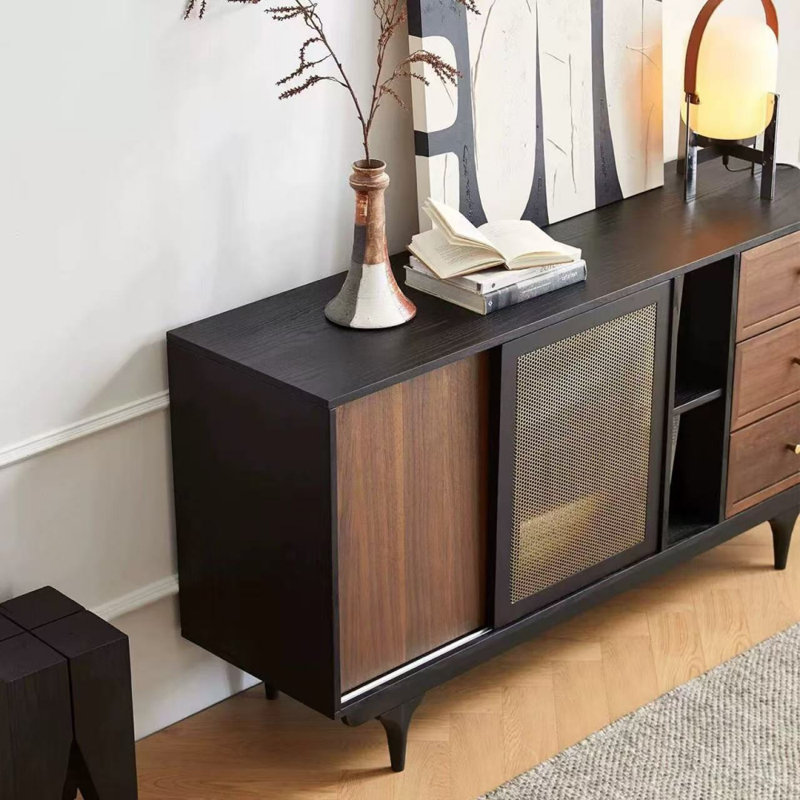 Buffet léger de style luxueux, H 33,46 po x l 62,99 po x P 17,72 po