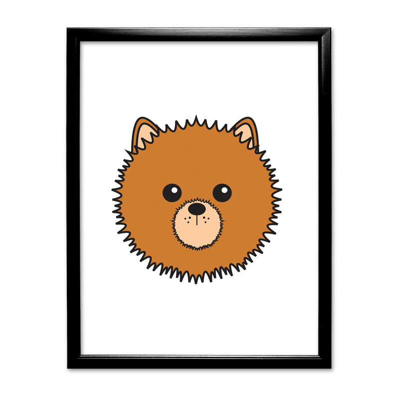 Single Picture Frame Print, Black