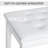 Piano Bench, Duet Piano Chair With Faux Leather Padded Cushion And Wooden Frame, Button Tufted Keyboard Bench, White-1020884801