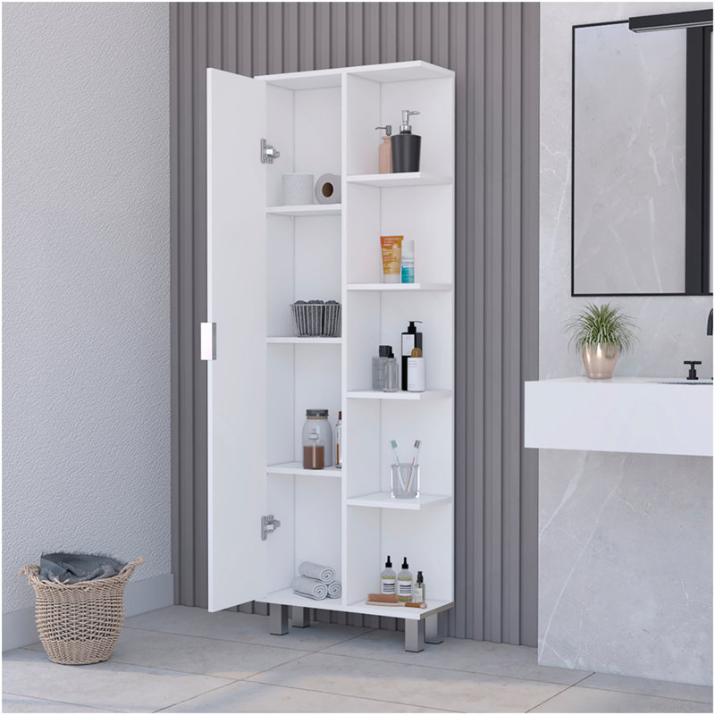 Linen Cabinet Sandy, Bathromm, White