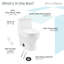 Bron 1.6 GPF Elongated One-Piece Toilet (Seat Included)