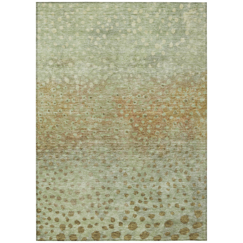 Tapis intérieur / extérieur lavable Nuvane Aloe , 8 pi x 10 pi