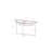 47'' Glass Top Console Table