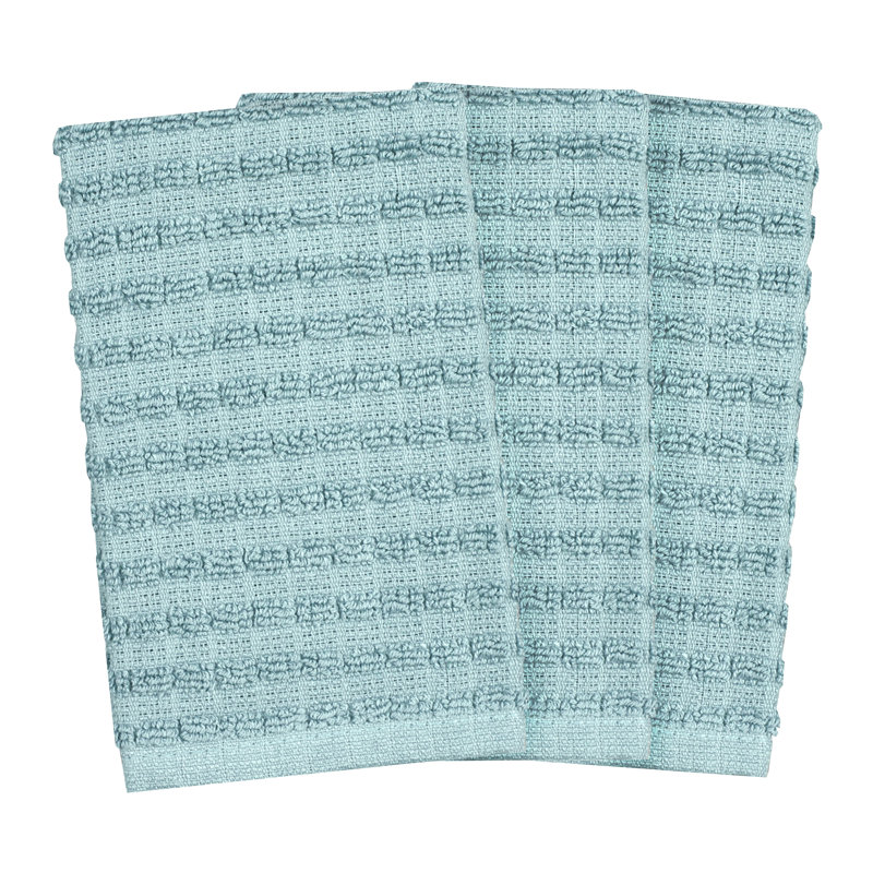 Cotton Waffle Dish Cloth Kitchen Towel, Dew