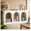 Élégante table d'appoint Arches, table d'entrée avec console stable pour un décor moderne et polyvalent-129677612