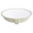 Stain Ceramic Bathroom Vessel Sink - Oval Undermount, White, Heat, Scratch, Rust With Overflow