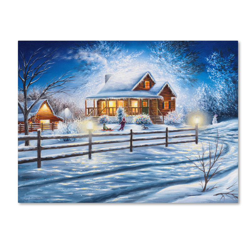 « friday night joie », reproduction d’impression sur toile tendue, H 14 po x l 19 po