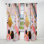 Rideau en velours moderne rose et gris II - obscurcissant - 1 panneau