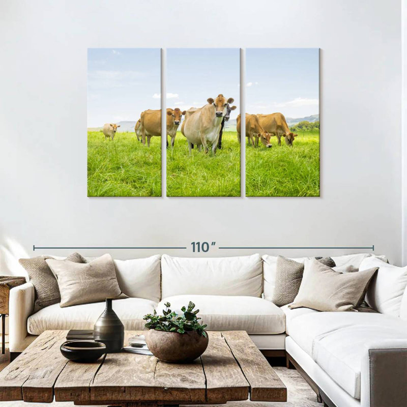 Brampt Farm Cattle, 48" H x 74" W