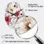 Rose et beige Wildflower Paradise - horloge asymétrique florale en métal, impression d'horloge murale rose-105483964