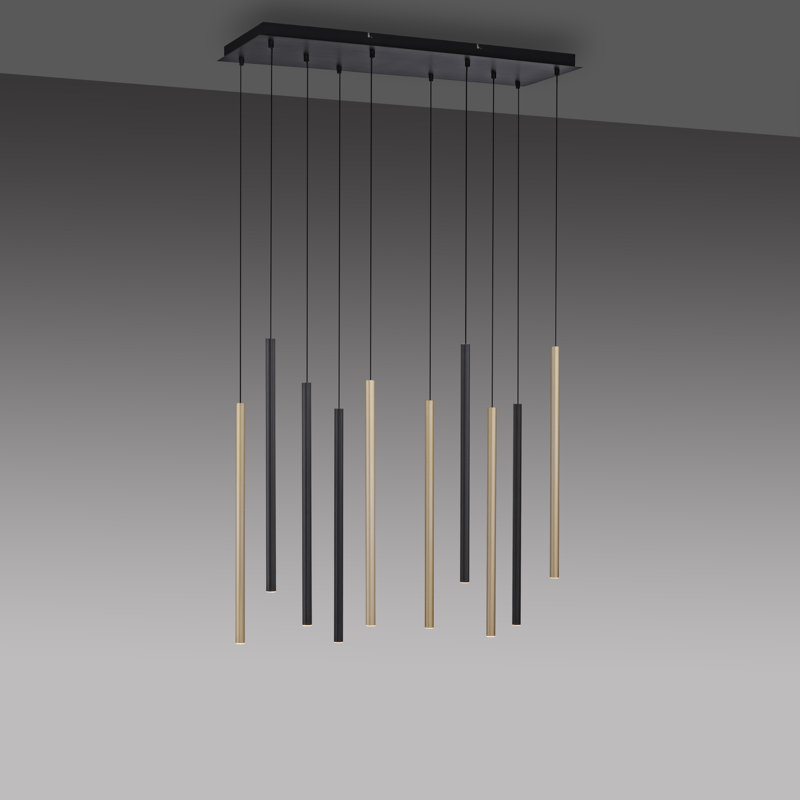 Anibar 10 - Light Black LED Kitchen Island Pendant