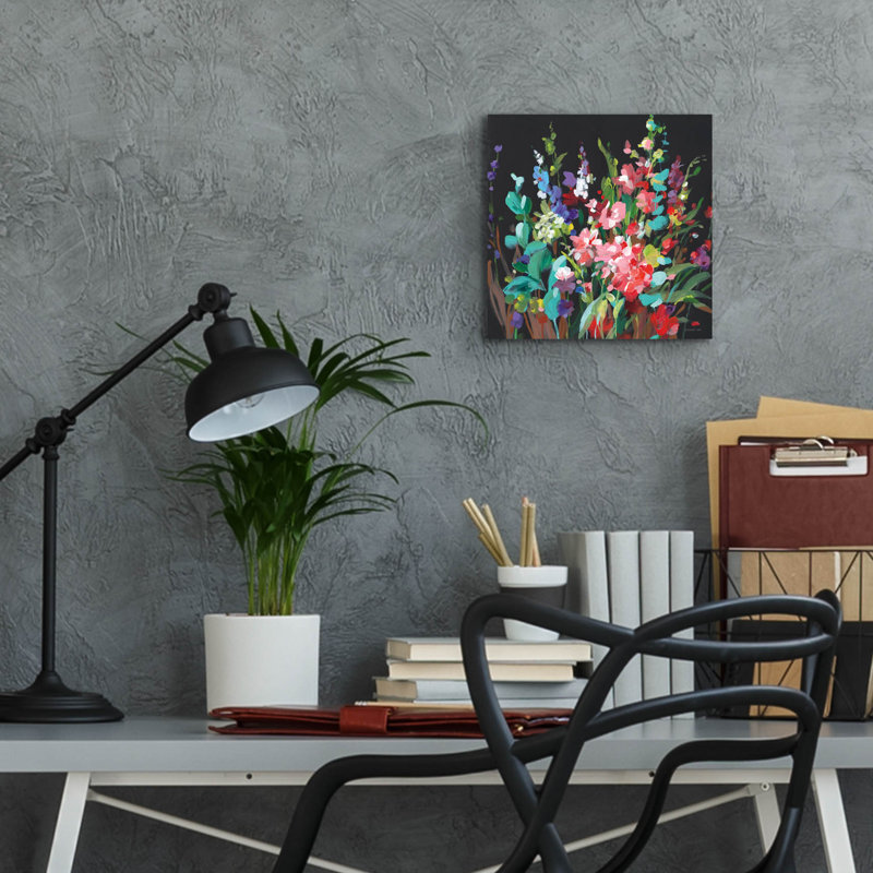 «Brightness Flowering» par Danhui Nai, art mural en verre acrylique, H 12 po x l 12 po x P 0,13 po