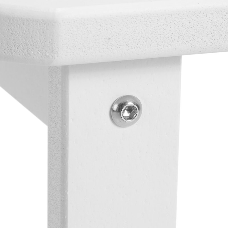Table d'appoint Brighton, Blanc