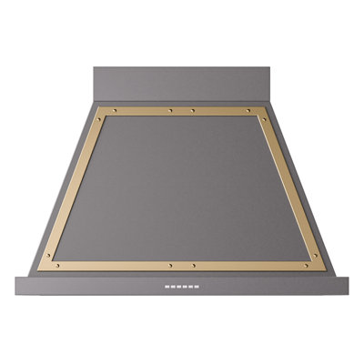 ILVE Nostalgie II Series 36 in. Wall Mount Range Hood with 600 CFM Airflow (Graphite Matte)