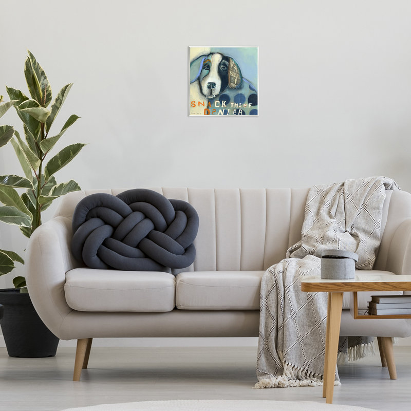 Plaque murale Snack, voleur et denier, design par Stacy Milrany