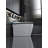 Luxury Smart Toilet With Bidet Seat Built-In, Intelligent Toilet Auto Open/Close Seat, Foot Sensor, Led Display,Night Light, Warm Water & Dryer,White