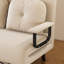 Fauteuil convertible 5-en-1 de 46 po pour deux personnes - Dossier réglable à 5 positions avec coussin, canapé-lit compact pour salon, chambre à coucher et bureau (l 71,6 po x P 46 po)-1621525005
