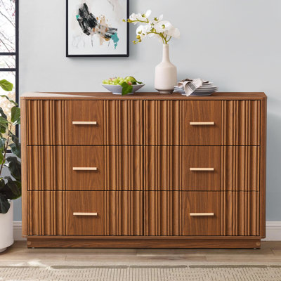 Double Dresser With 6 Drawer