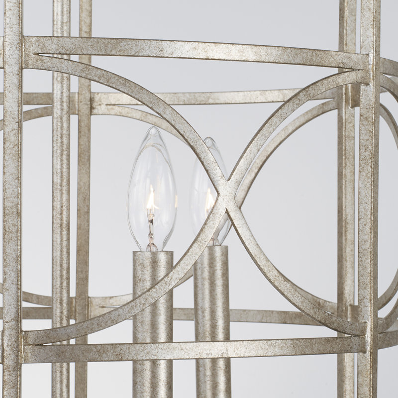 Sylvia 4 - Light Lantern Pendant, Antique Silver