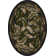 Alminus Jungle Fever Ebony Sage Floral Area Rug