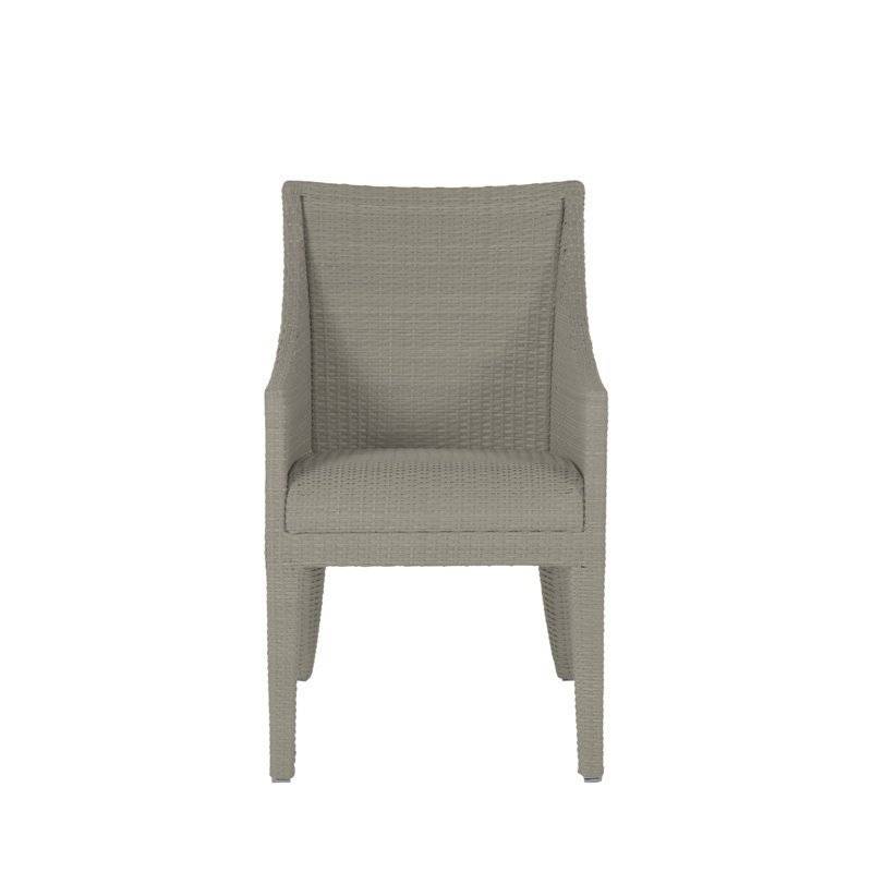Athena Plus Patio Dining Armchair, Oyster