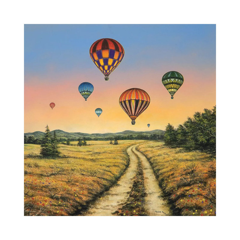 Field of Dreams 1 Piece Wall Art on Canvas, 30.48 cm H x 30.48 cm W, Wrapped Canvas