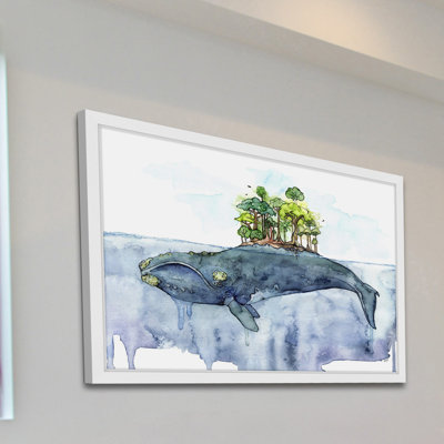 «Bottomless Blue» par Rachel Byler - impression sur toile tendue