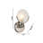 Transitional LED Round Nickel Wall Sconce-32929309