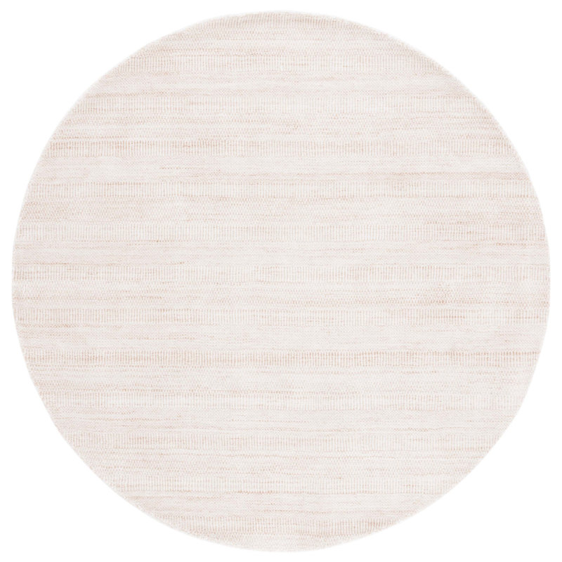 Mirage Hand Loomed Performance Solid Color Rug, Round 6'