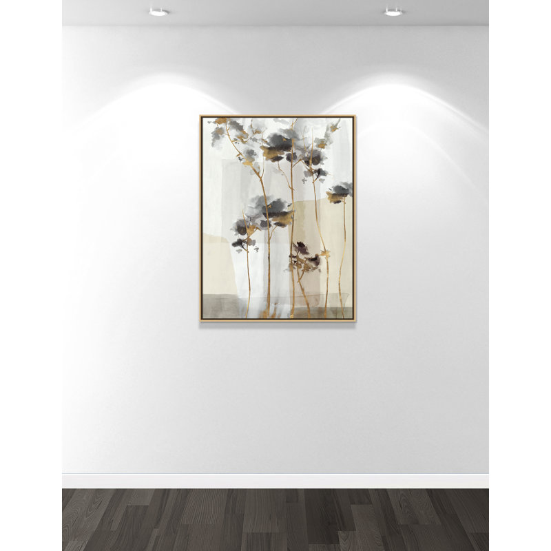 Impression Golden Zen II par Eva Watts, Toile avec cadre, Flotteur naturel, L 31,5 po x H 41,5 po