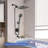 10" Rainfall Shower Head With Handheld Spray-103180125