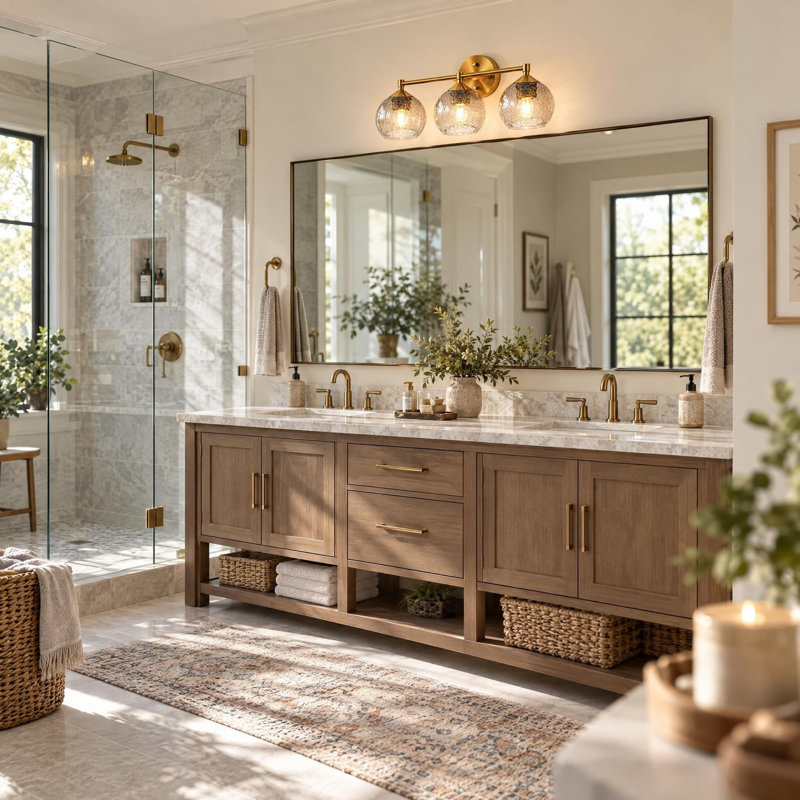 Trois lumières de meuble-lavabo modernes à abat-jour en verre gris pour chambre à coucher, café, salle à manger, cuisine, salon