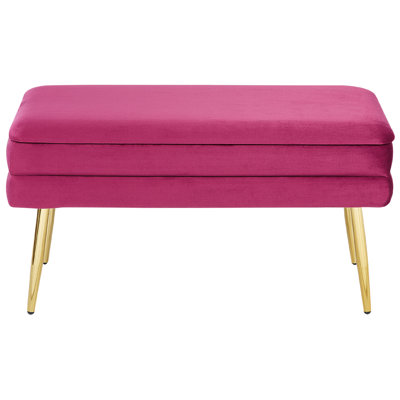 Alicija Velvet Upholstered Storage Bench