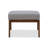 Cue Ottoman White Dark Walnut-120595936