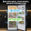 Congélateur vertical 17 pi cu, congélateur vertical autoportant avec rangement réglable et cadran mécanique pour le garage ou la cuisine