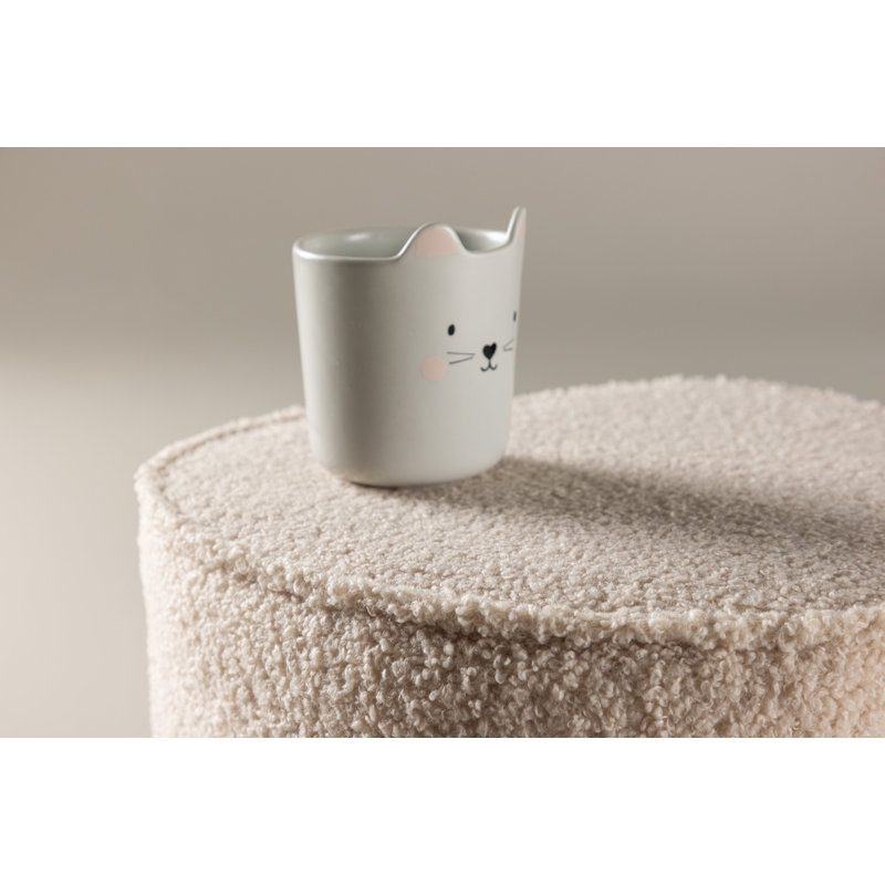Ruford 32cm H Teddy Upholstered Side Chair, Beige