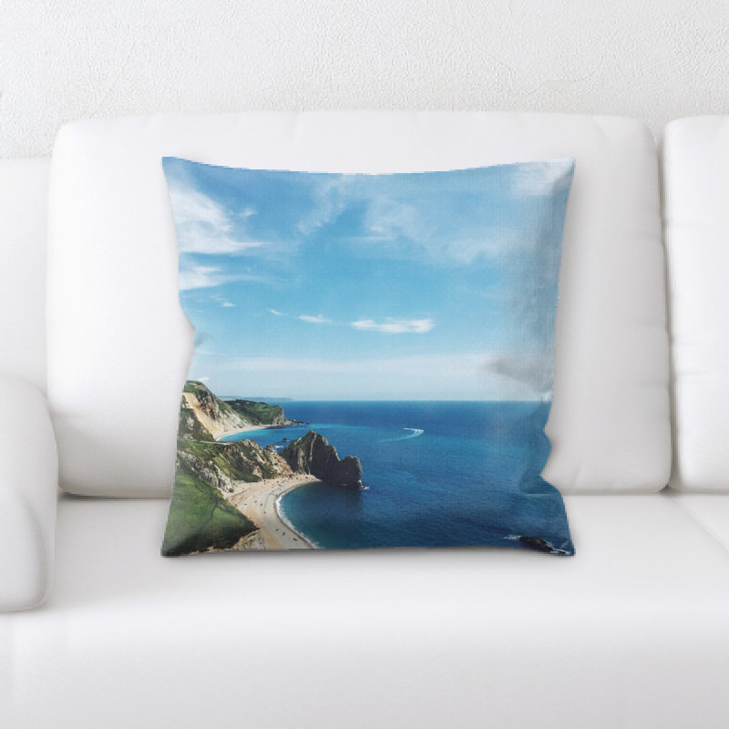 Microsuede Reversible Throw Pillow