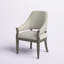 Fauteuil rembourré H 19 po Kaila