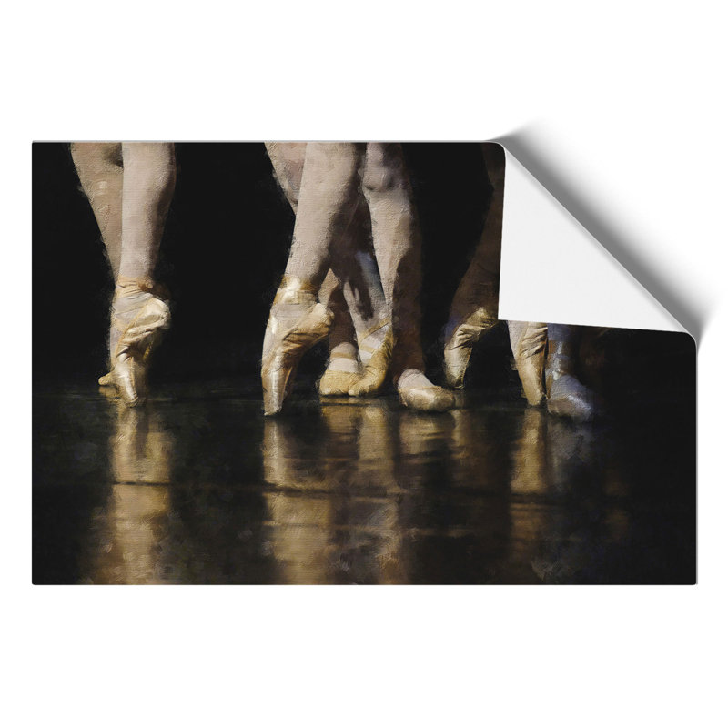 The Ballet Dancers Painting - Frameless Print, 21cm H x 30cm W x 0.1cm D