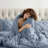 Bed-in-A-Bag Pleated Comforter Set with Bed Sheets-103134064-103134054